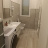 Bagno MEZZALUNA con lavasciuga