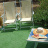 Terrazza con sdraio 